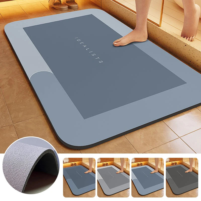 Haven Stone Mat — Instant-Dry Diatomite Bath Mat