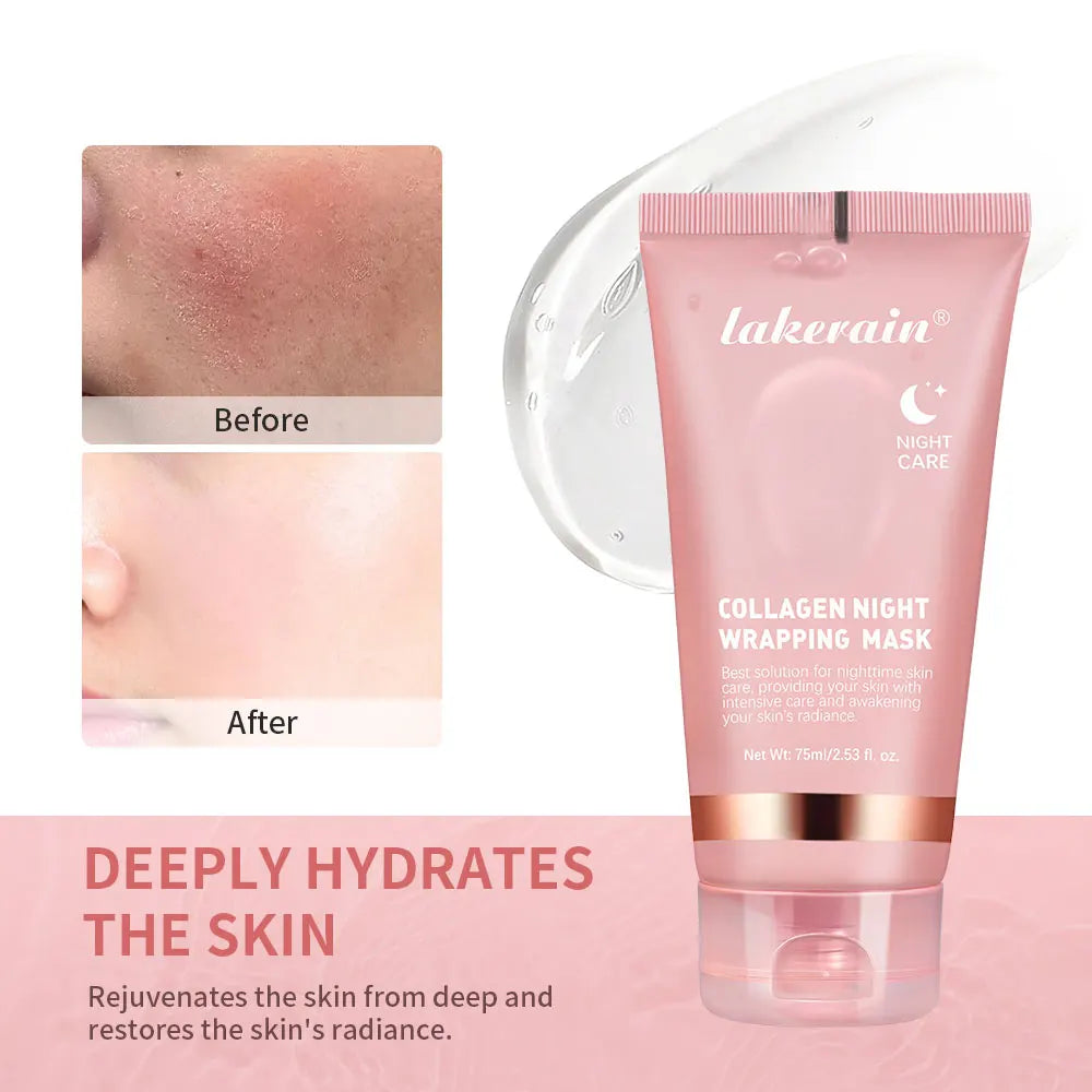GlowHaven™ Overnight Collagen Peel-Off Mask