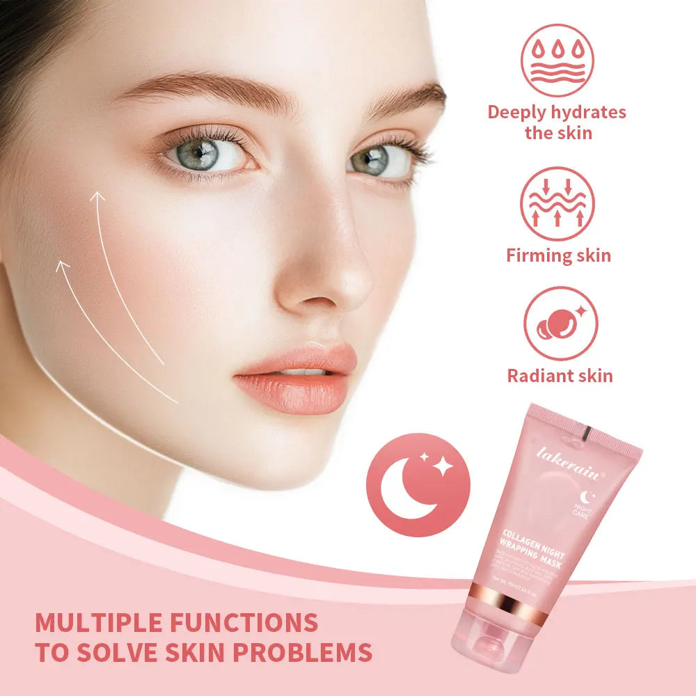 GlowHaven™ Overnight Collagen Peel-Off Mask