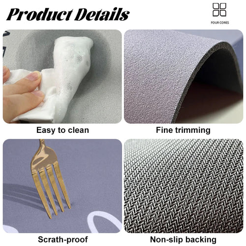 Haven Stone Mat — Instant-Dry Diatomite Bath Mat