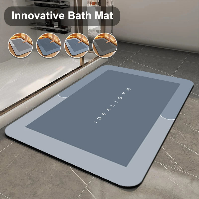 Haven Stone Mat — Instant-Dry Diatomite Bath Mat