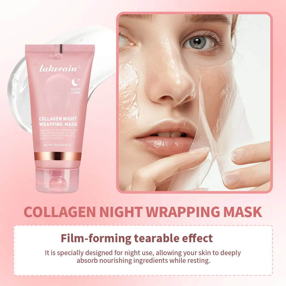 GlowHaven™ Overnight Collagen Peel-Off Mask