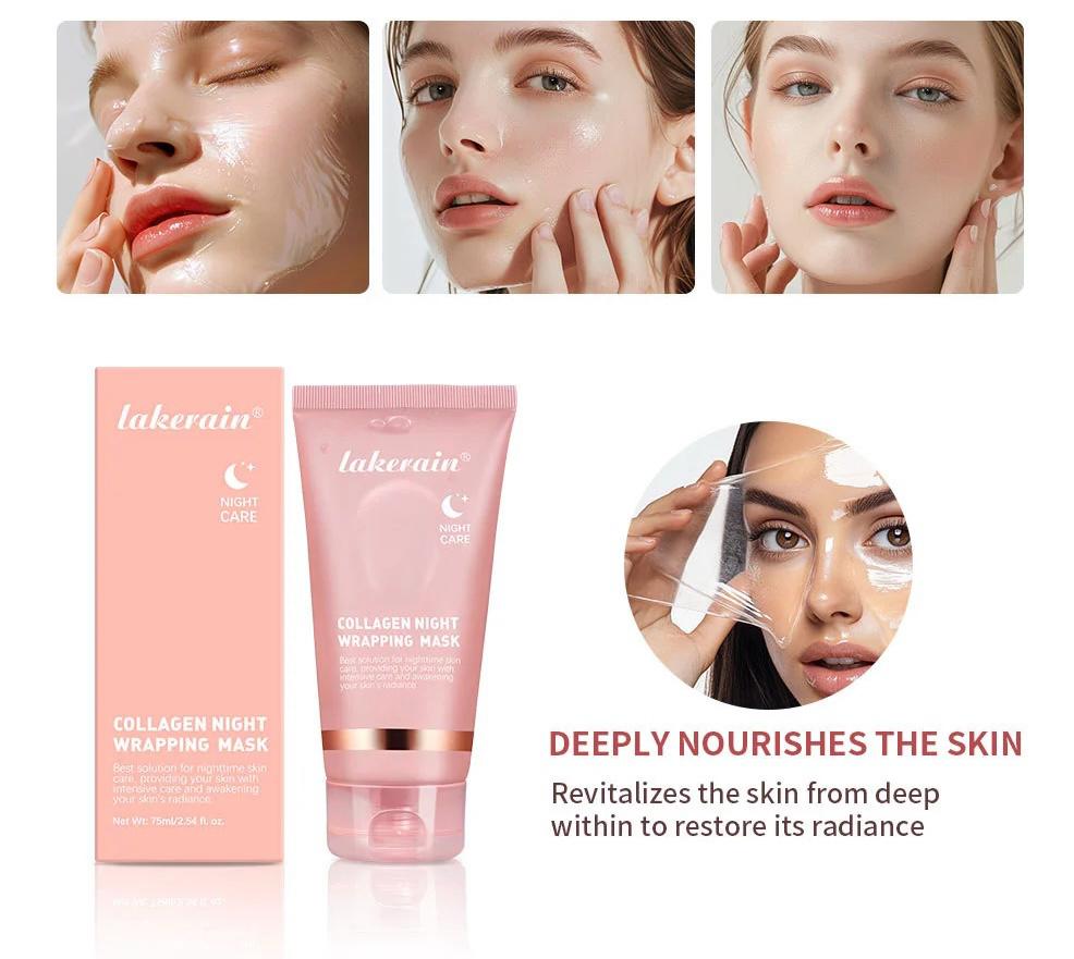 GlowHaven™ Overnight Collagen Peel-Off Mask