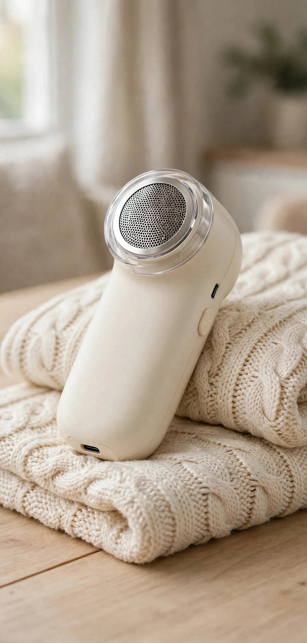 FuzzFix Pro — Rechargeable Lint Remover with LED Display